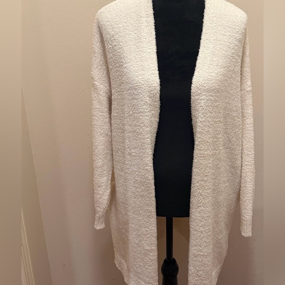 Open Front Cardigan Graphic Design One Size - Picture 2 of 3
